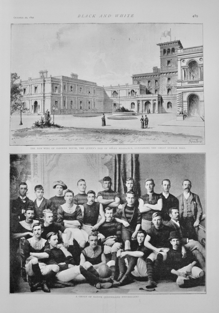 A Group of Native Queensland Footballers (Rugby)