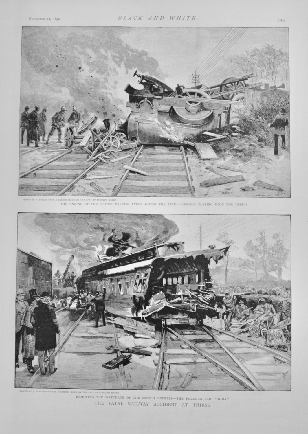 The Fatal Railway Accident at Thirsk - 1892