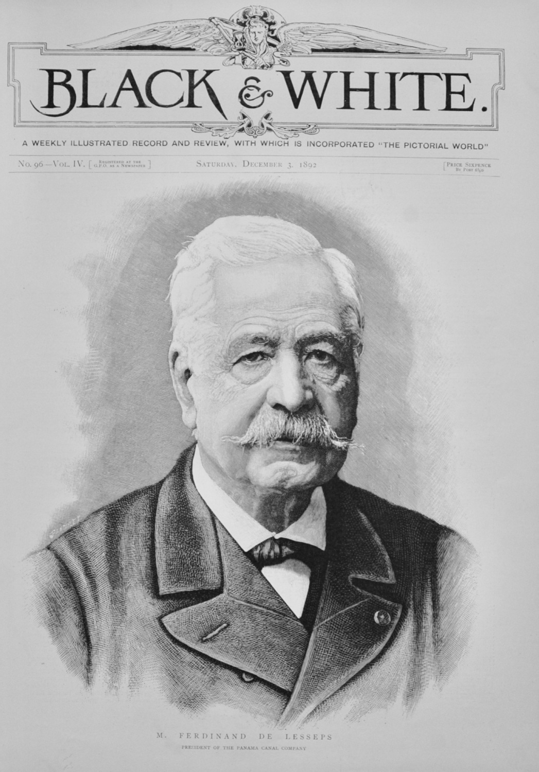 M Ferdinand De Lesseps - 1892