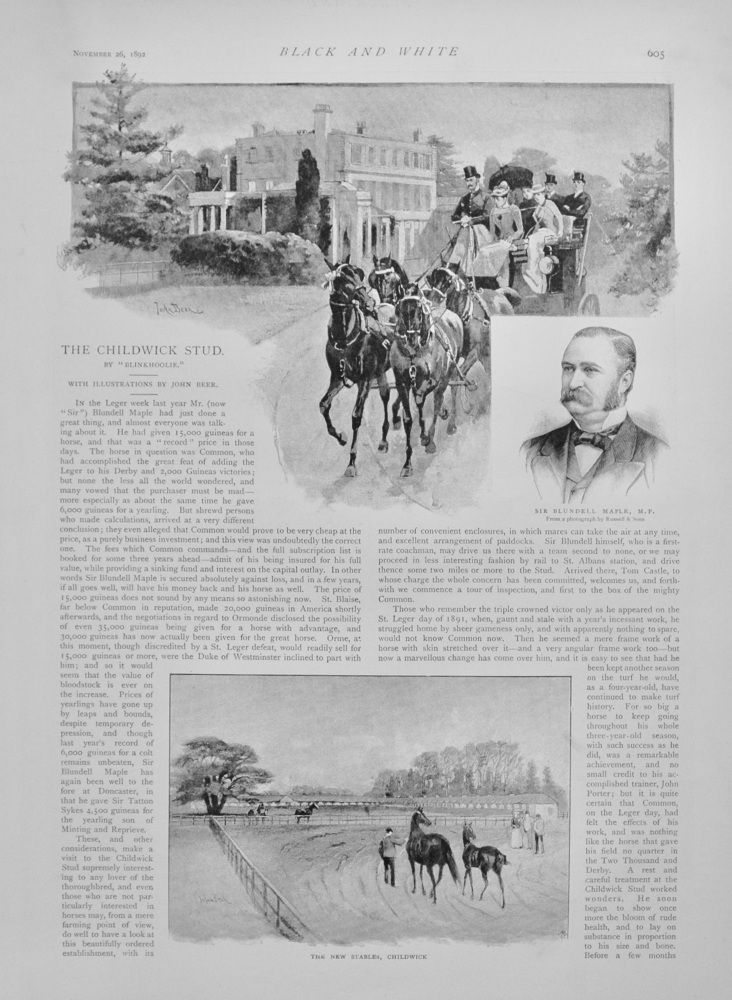 The Childwick Stud - 1892