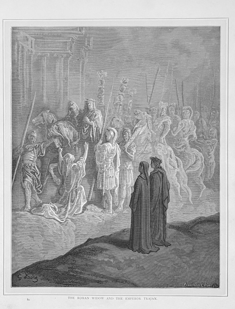 The Roman Widow and the Emperor Trajan.  1890c.