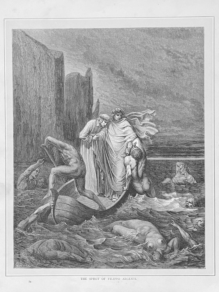 The Spirit of Filippo Argenti.  1890c.