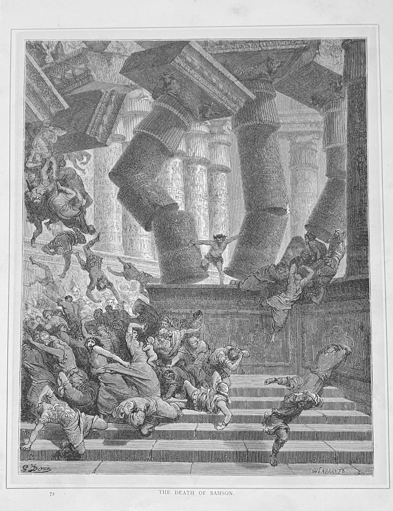 The Death of Samson.  1890c.