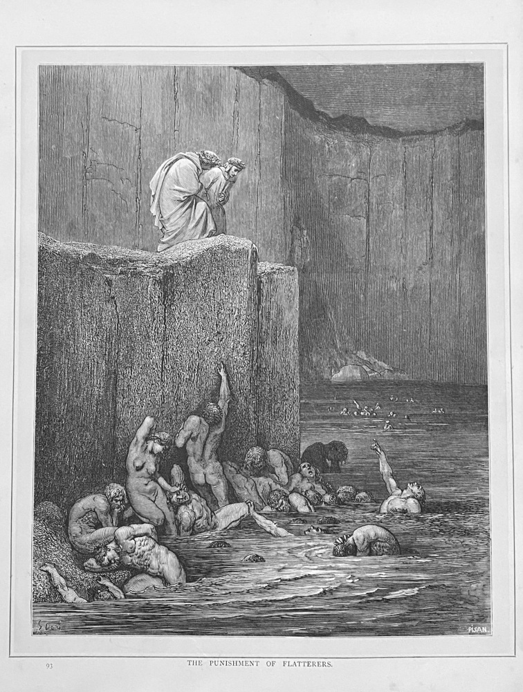 The Punishment of Flatterers.  1890c.