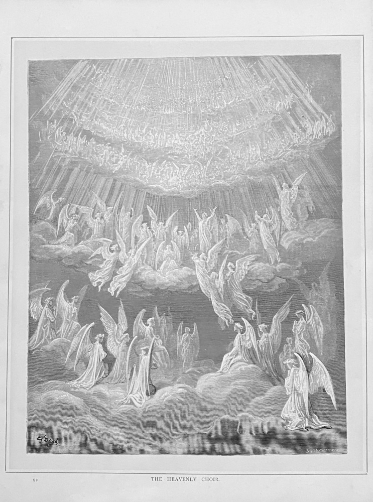 The Heavenly Choir.  1890c.