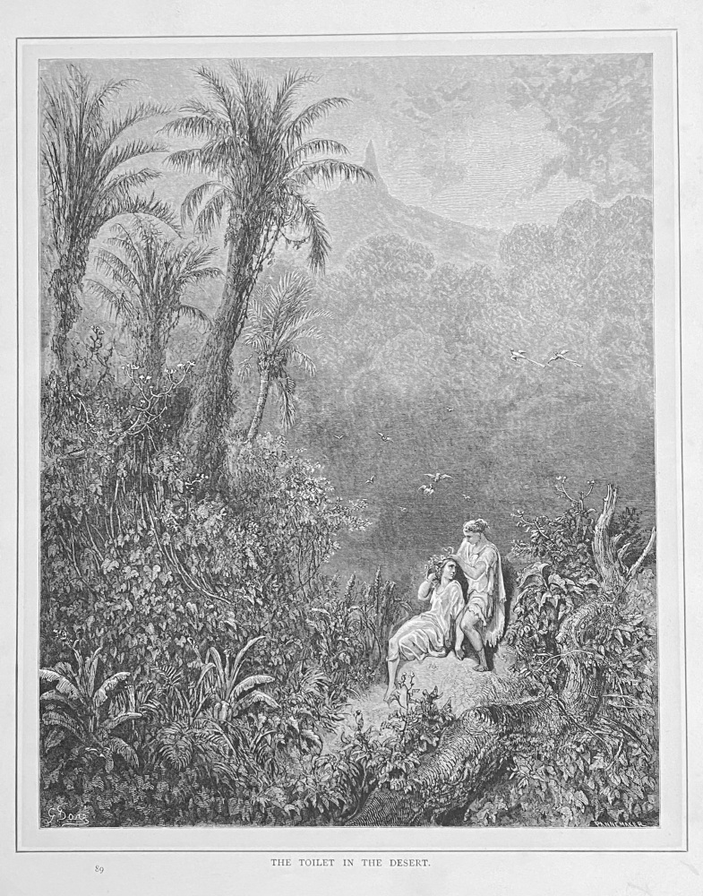 The Toilet in the Desert.  1890c.