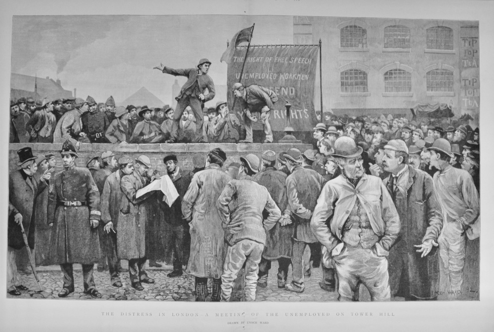 The Distress in London - 1892