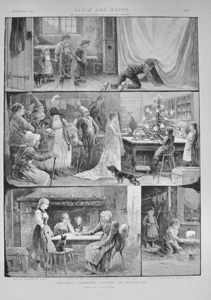 Children's Christmas Pastimes in Switzerland - 1892