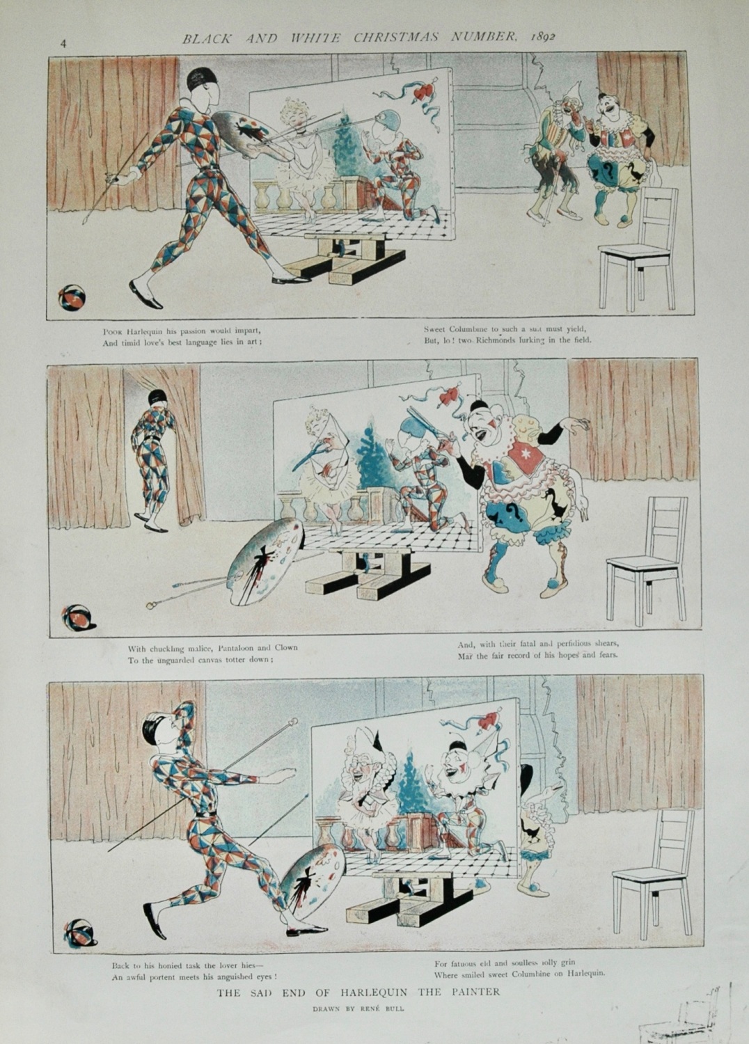 The Sad End of Harlequin the Painter - 1892