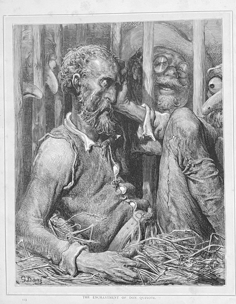 The Enchantment of Don Quixote.  1890c.