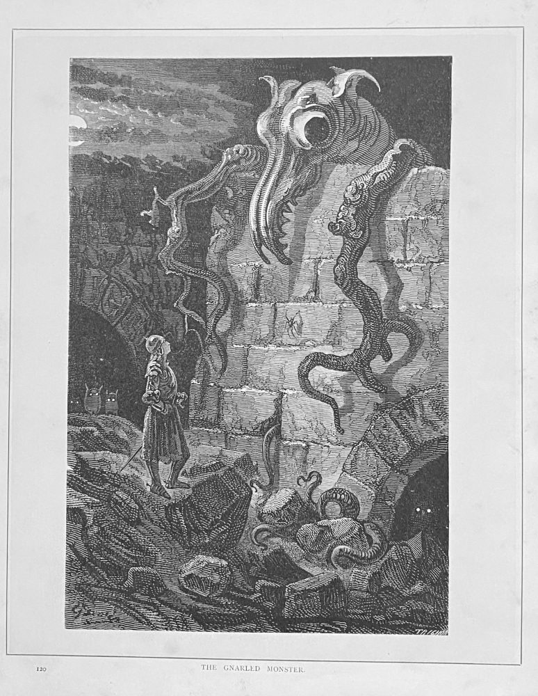 The Gnarled Monster.  1890c.