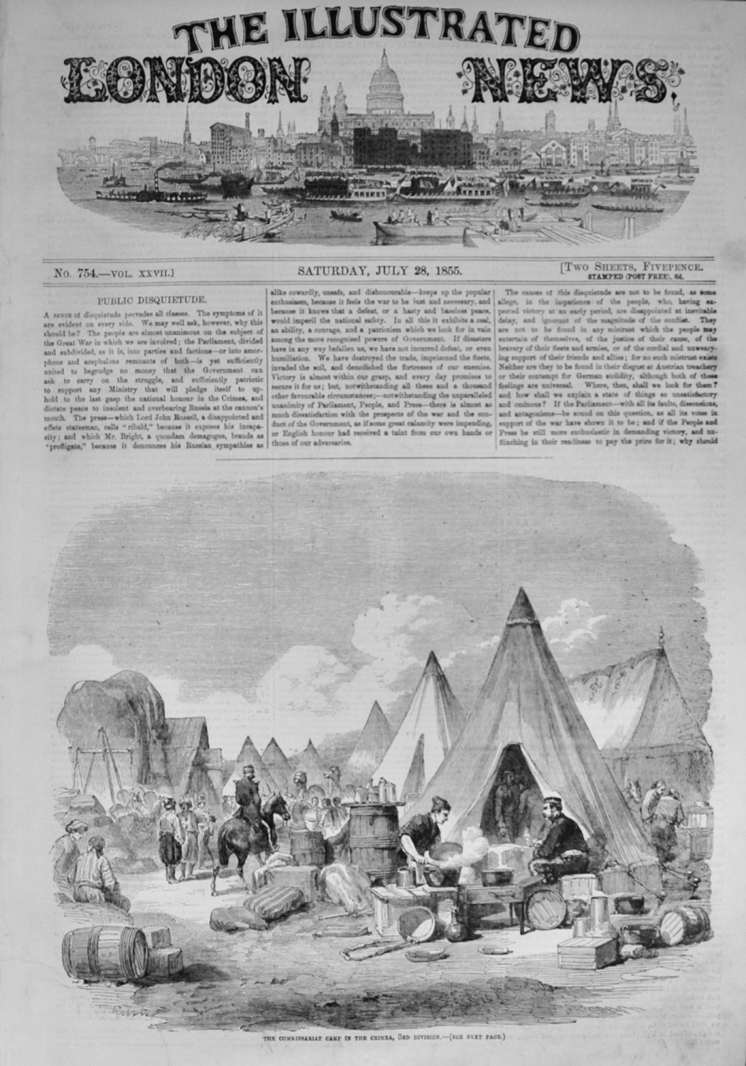 The Illustrated London News - July 28, 1855