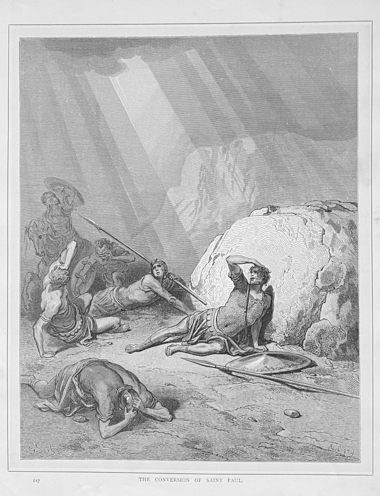 The Conversion of Saint Paul.  1890c.