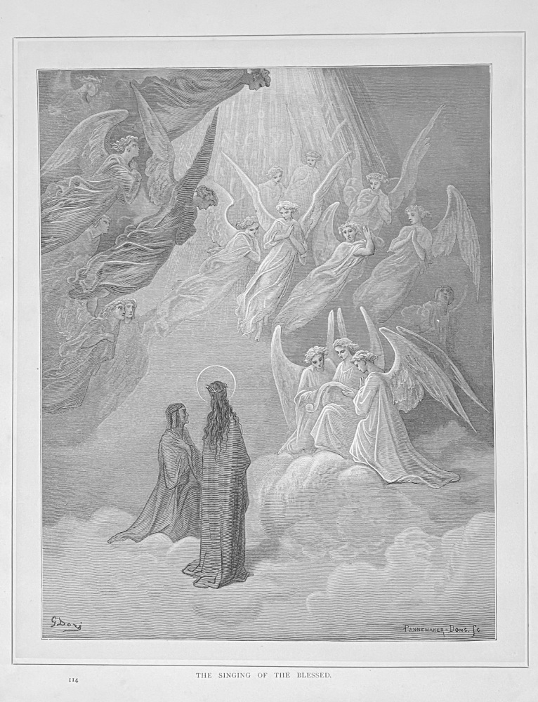 The Singing of the Blessed.  1890c.