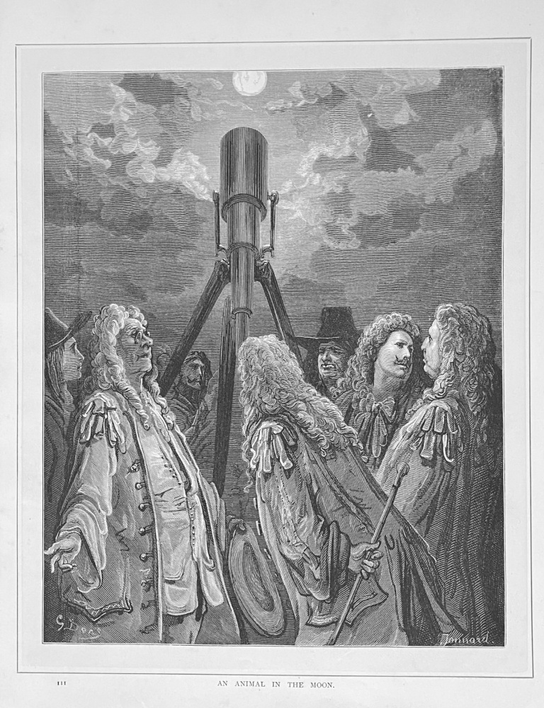 An Animal in the Moon.  1890c.