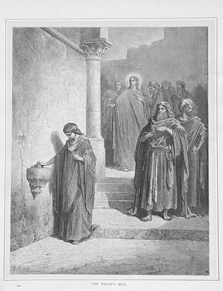 The Widow's Mite.  1890c.