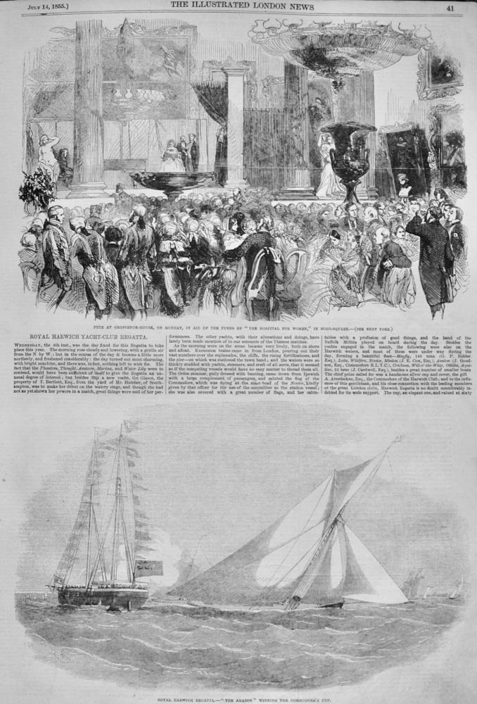 Royal Harwich Yacht Club Regatta - 1855