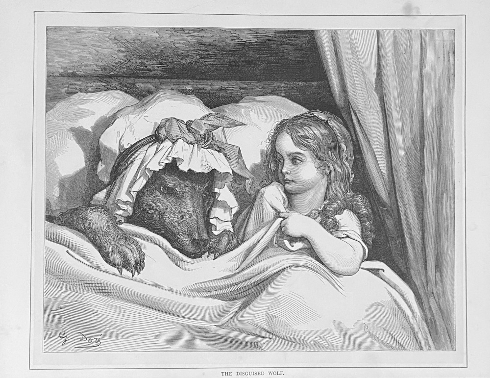 The Disguised Wolf.  1890c.