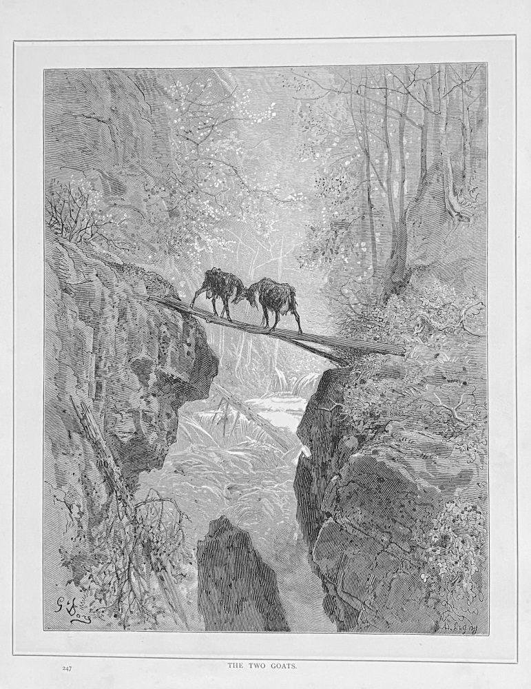 The Two Goats.  1890c.