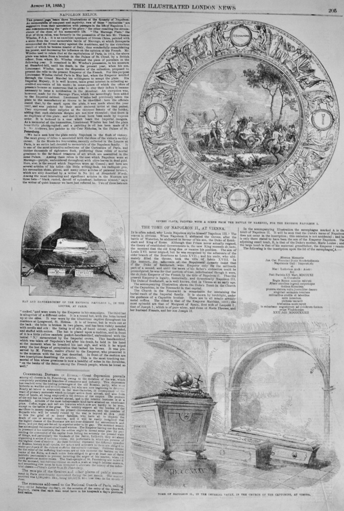 Napoleon Relics - 1855