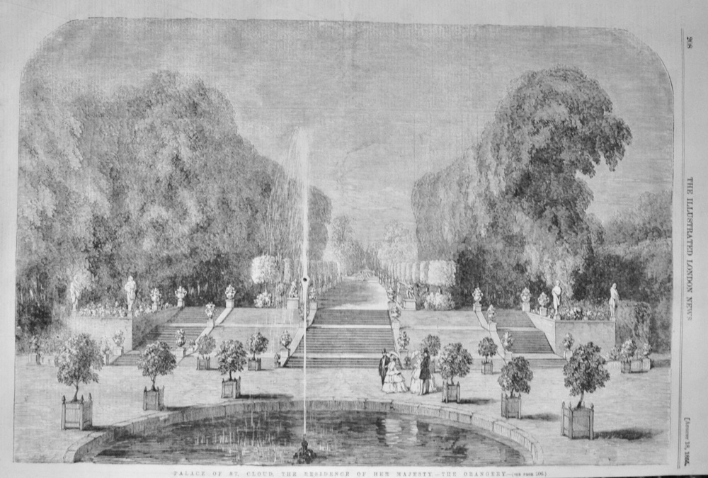 St Cloud, the Residence of Her Majesty - 1855