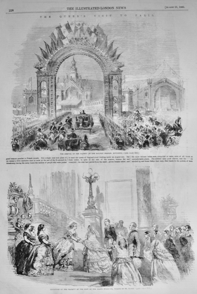 The Queen's Visit to Paris - 1855