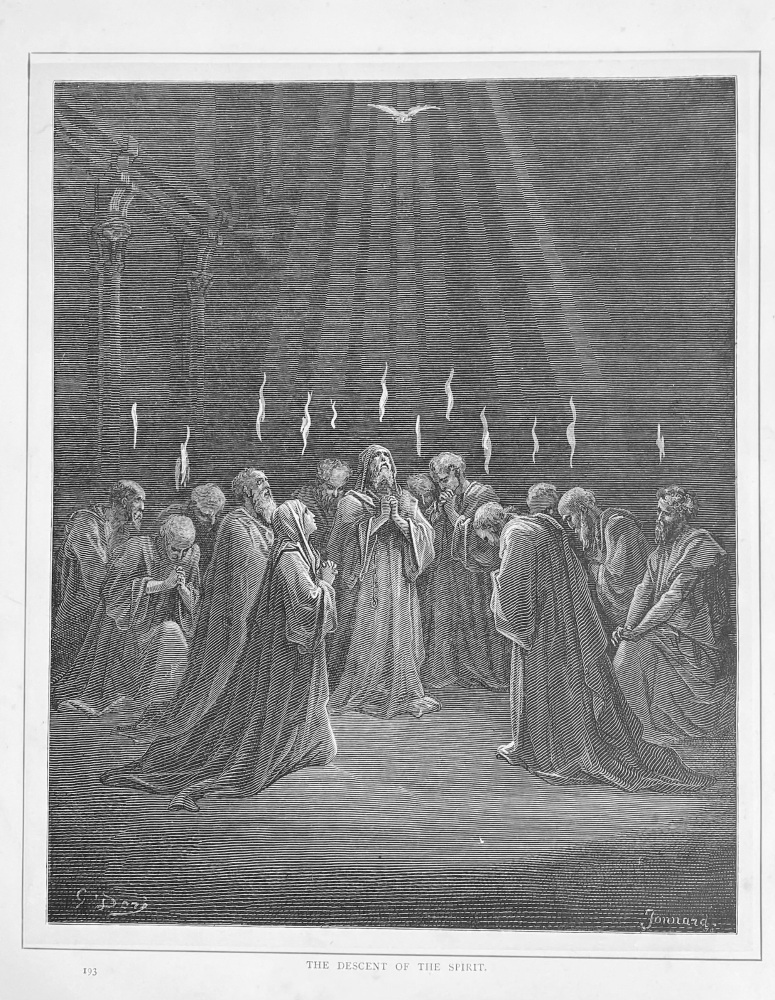 The Descent of the Spirit.  1890c.