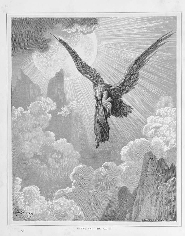 Dante and the Eagle.  1890c.