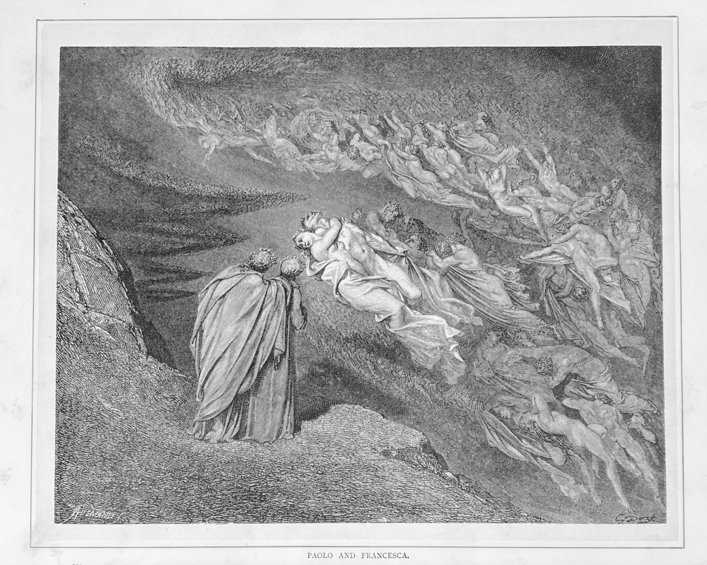 Paolo and Francesca.  1890c.