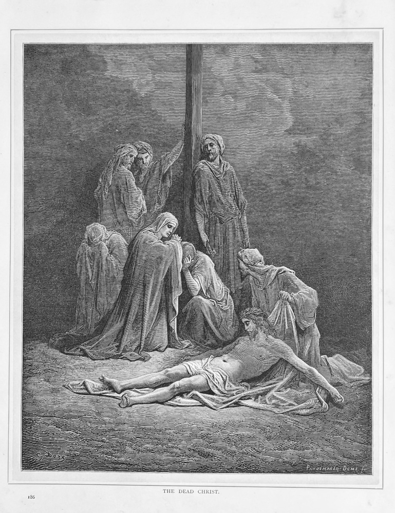 The Dead Christ.  1890c.