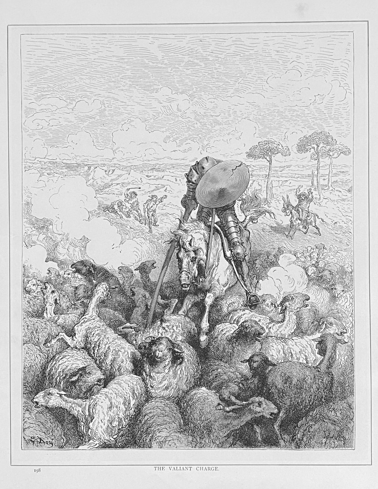 The Valiant Charge.  1890c.