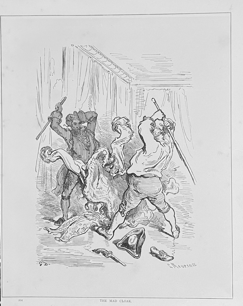 The Mad Cloak.  1890c.