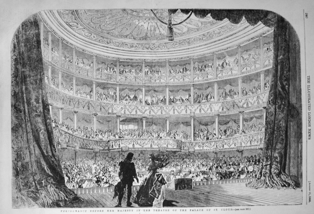 The Theatre of the Palace of St Cloud - 1855