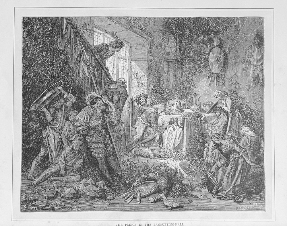The Prince in the Banqueting-Hall.  1890c.