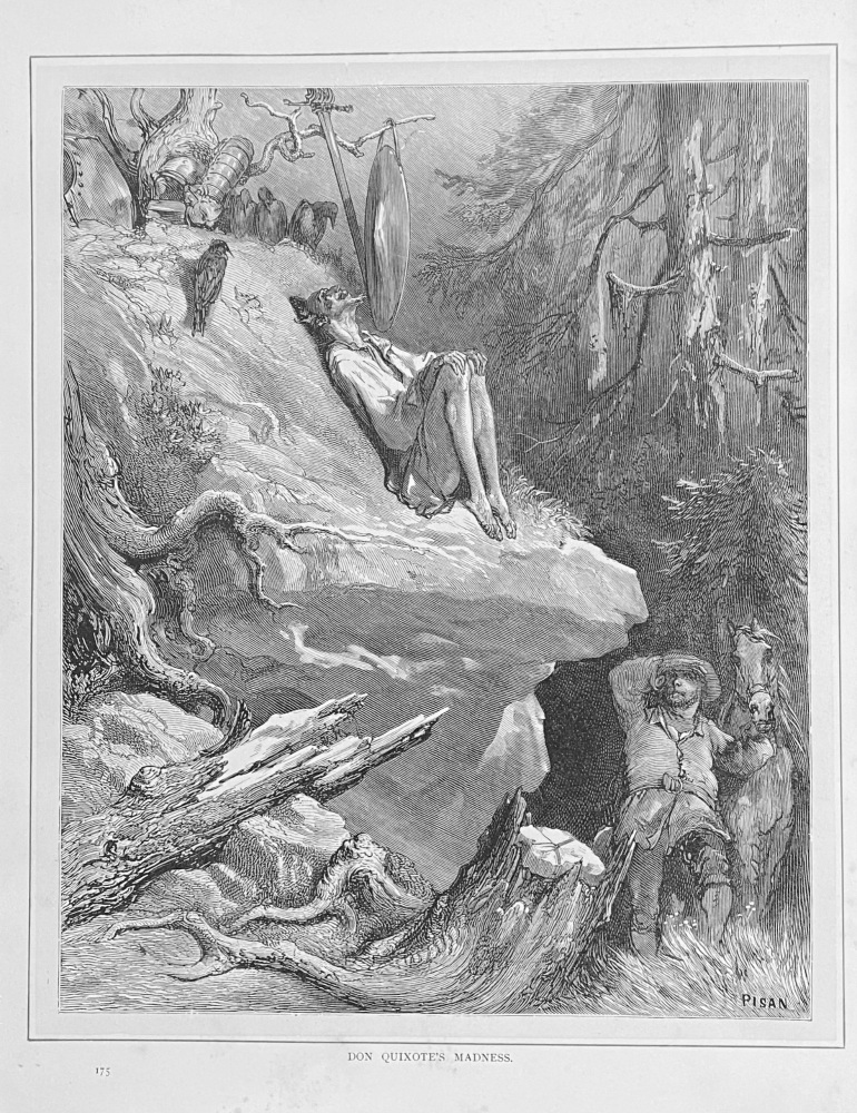 Don Quixote's Madness.  1890c.