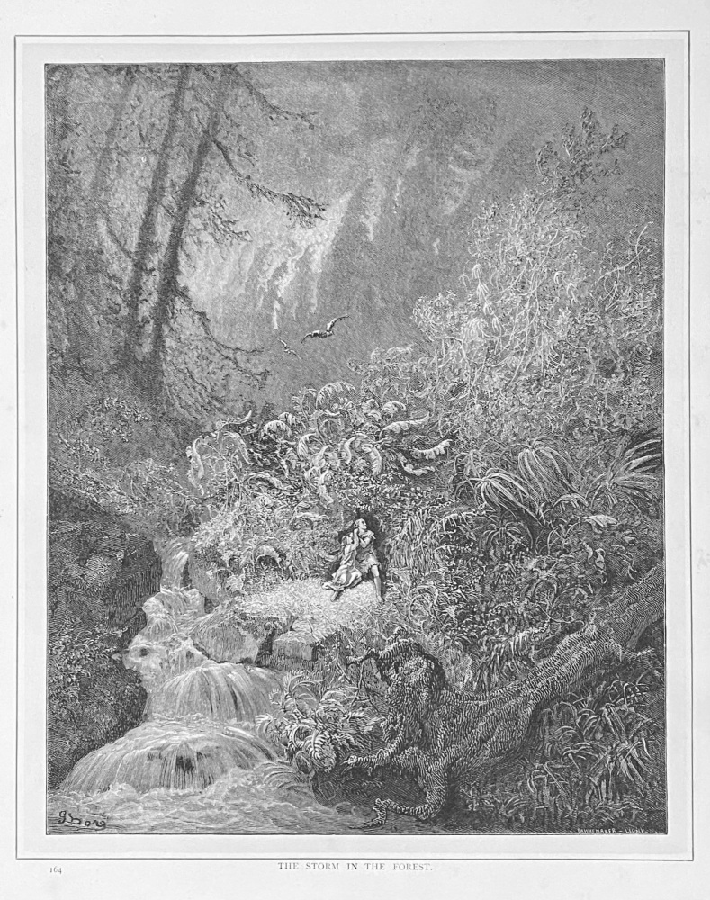 The Storm in the Forest.  1890c.