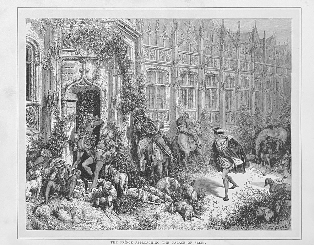 The Prince Approaching the Palace of Sleep.  1890c.