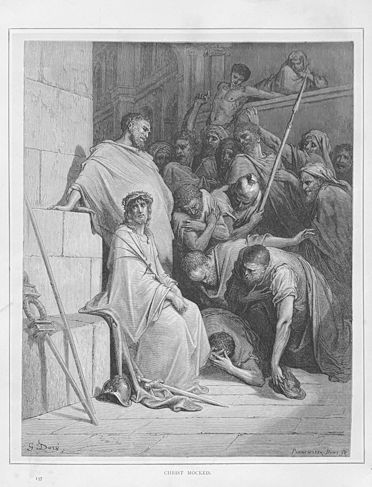 Christ Mocked.  1890c.