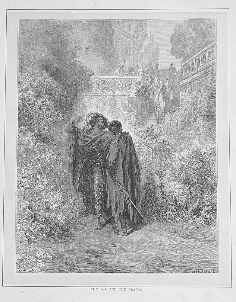 The Fox and the Grapes.  1890c.