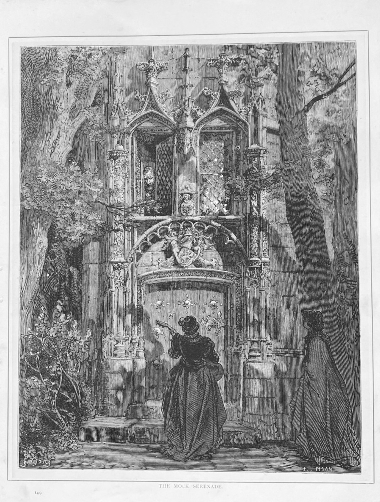 The Mock Serenade.  1890c.