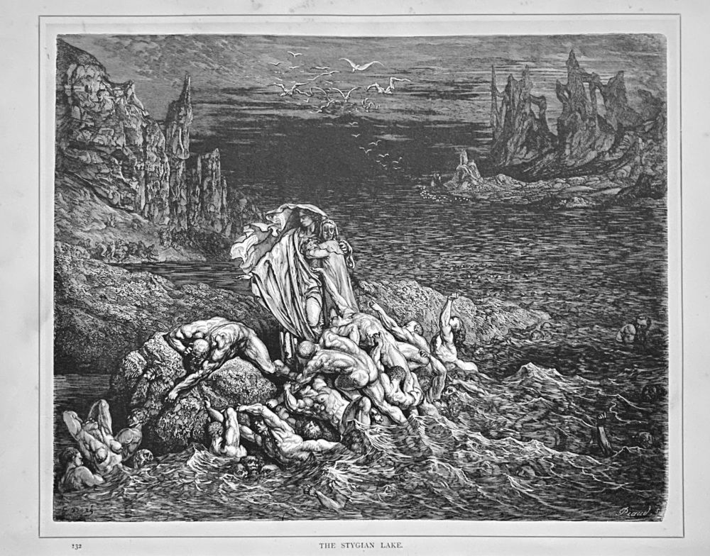 The Stygian Lake.  1890c.