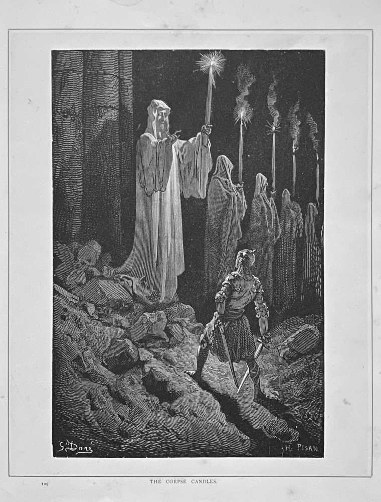 The Corpse Candles.  1890c.