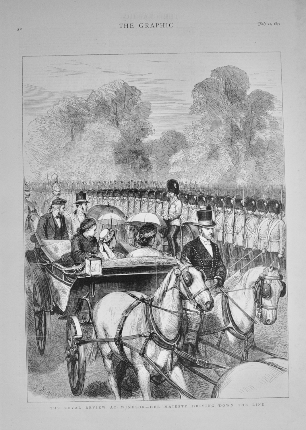 The Royal Review at Windsor - 1877
