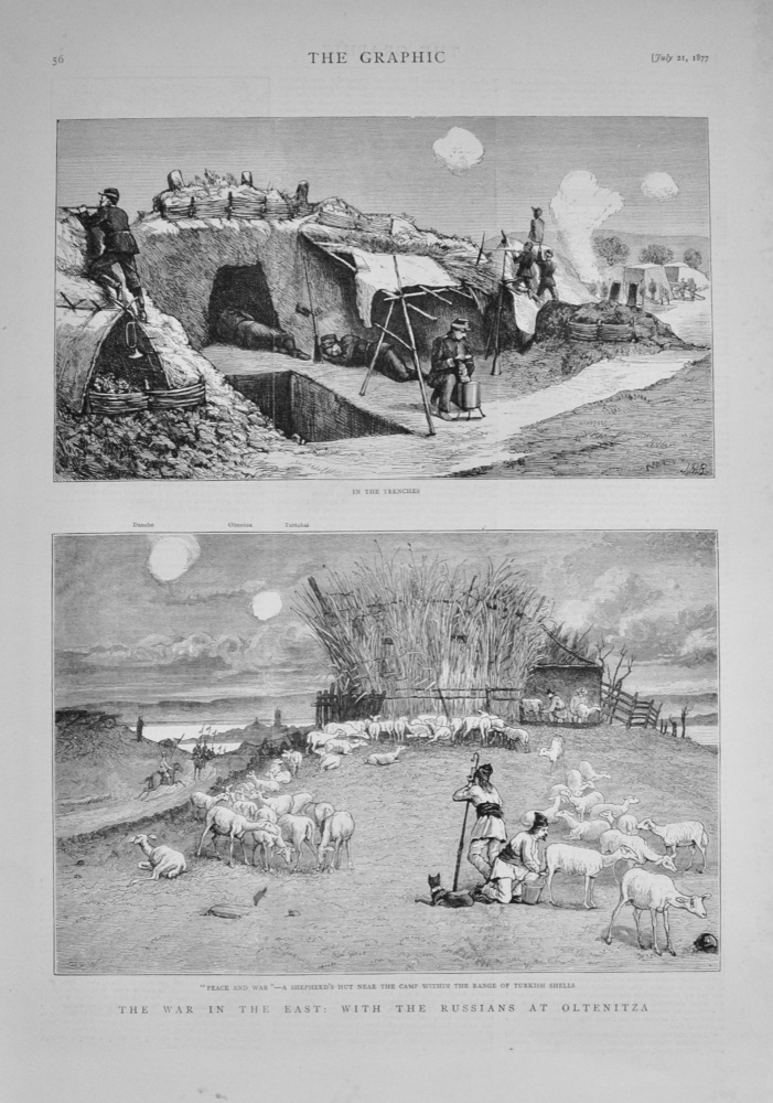 With the Russians at Oltenitza - 1877