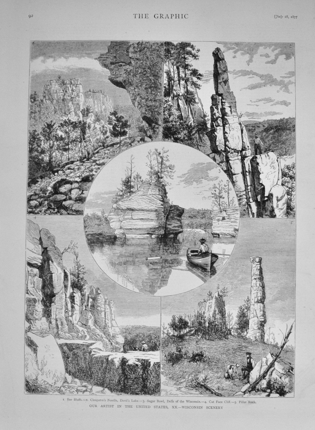 Wisconsin Scenery - 1877