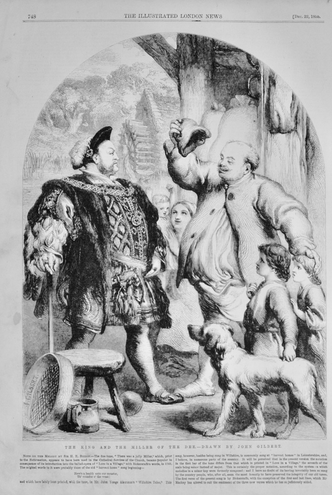 The King and the Miller of the Dee - 1855