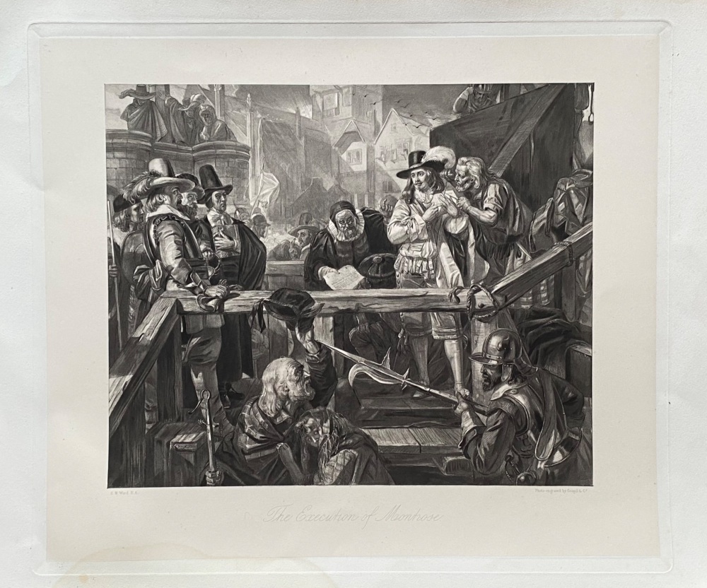 The Execution of Montrose,  1650.