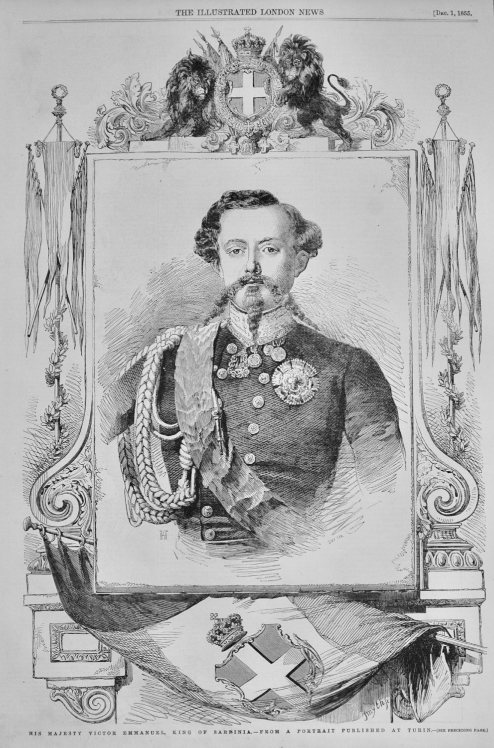 His Majesty the King of Sardinia - 1855