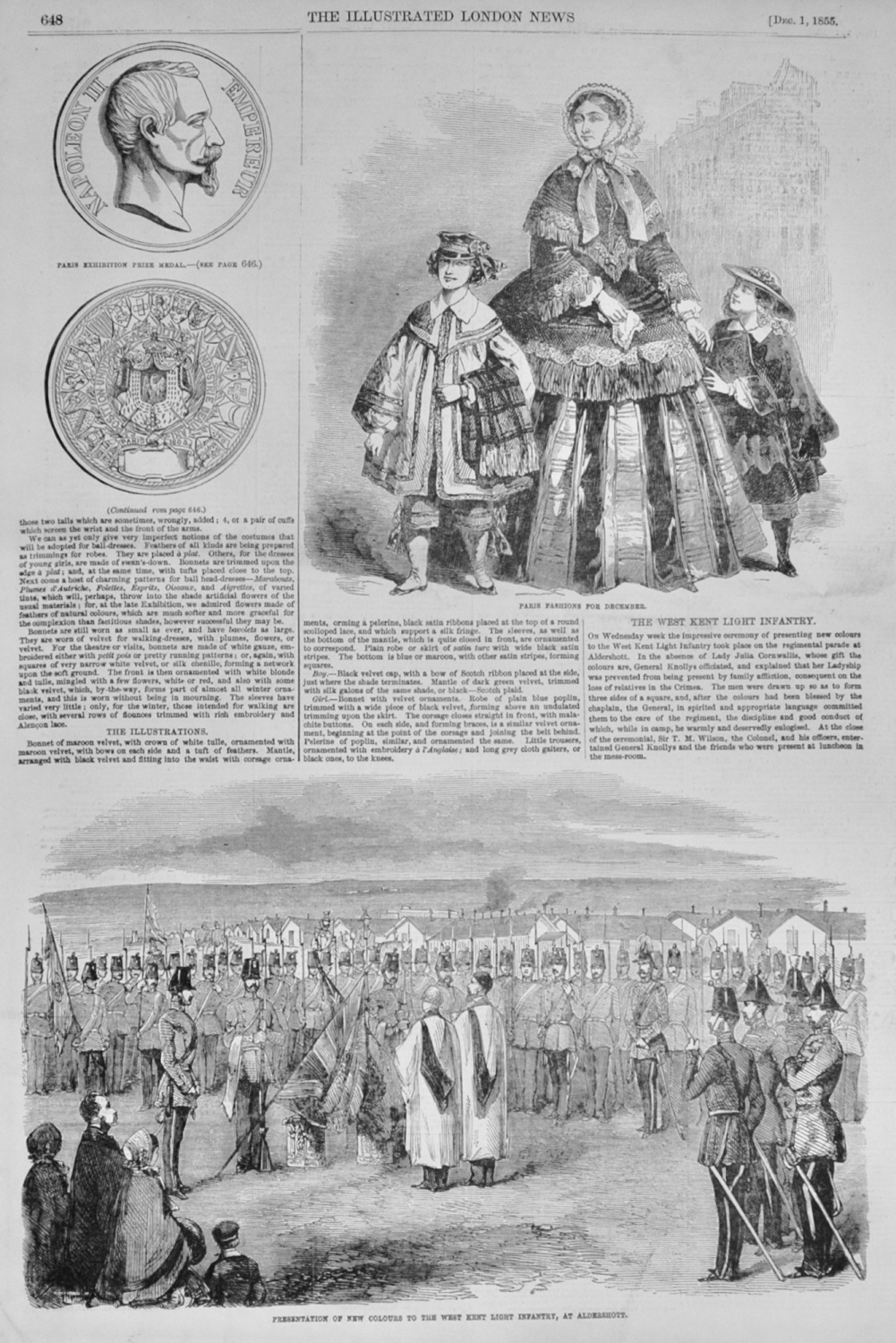 The West Kent Light Infantry - 1855