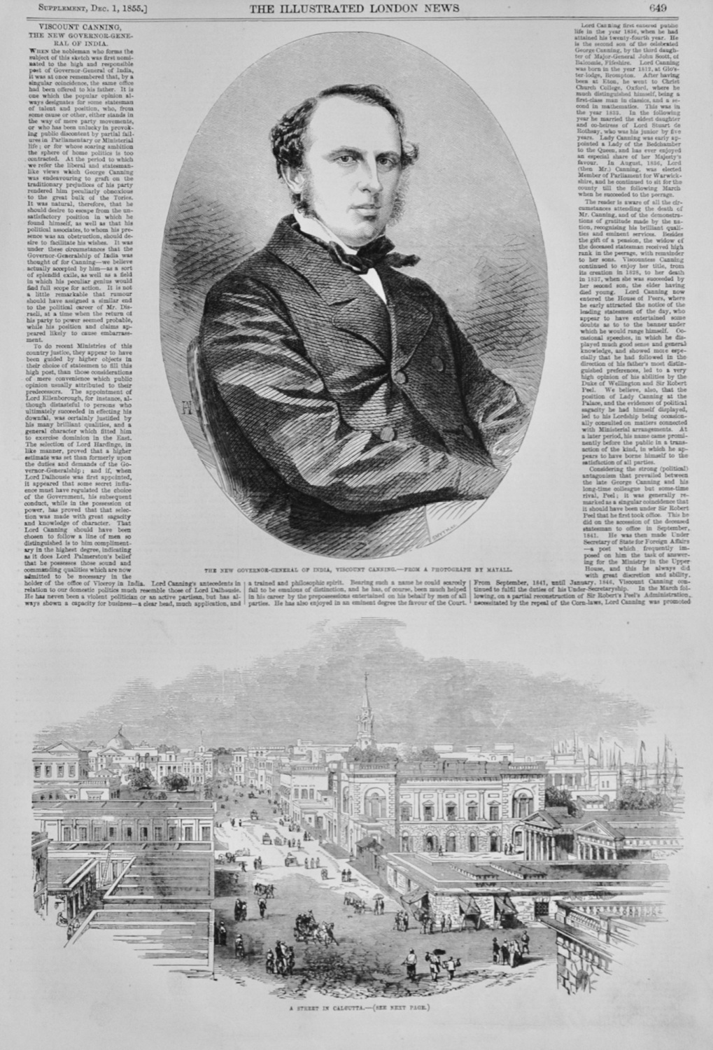 Viscount Canning and India - 1855